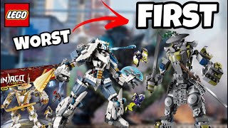 Ranking Top 10 LEGO Ninjago Mechs [upl. by Kohl703]