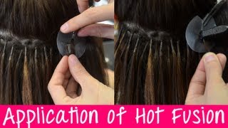 Keratin Hot Fusion Hair Extensions  Application amp Information  Instant Beauty ♡ [upl. by Nelan]