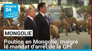 Poutine en Mongolie malgré le mandat darrêt de la CPI • FRANCE 24 [upl. by Dibru]