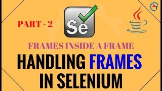 Handling Frames in Selenium Part 2  Java Frames inside a Frame [upl. by Ermin]