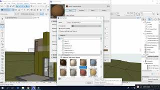 ArchiCAD 21 Create new Material [upl. by Jermyn159]