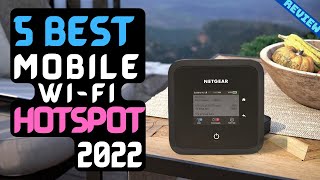 Best Mobile WiFi hotspot of 2022  The 5 Best Portable WiFi Hotspots Review [upl. by Ojok]