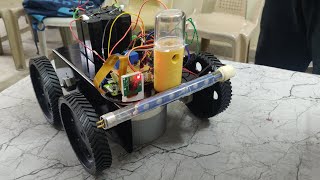 IOT Sanitization Robot using Raspberry pi Zero w and UV light [upl. by Nroht]