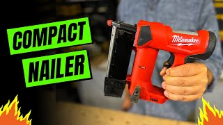 How fast can it go DEMO amp REVIEW Milwaukee M12 23Ga Pin Nailer [upl. by Dronski864]