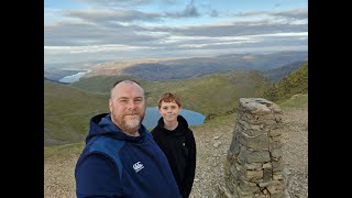 Wainwright Bagging  Helvellyn Nethermost Pike amp Dollywagon Pike [upl. by Shaner]