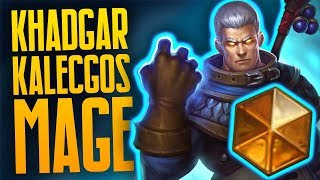 Khadgar Kalecgos Mage is Amazing  Rise of Shadows  Hearthstone  Dekkster [upl. by Oremodlab]