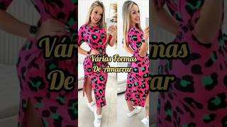 Vestido Midi Animal Print Com Várias Formas de Amarrar  Looks da Moda [upl. by Nnyletak373]