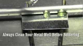 Soldering Aluminum to Galvanized Steel with Super Alloy 1 MultiMetal Solder and Flux Kit [upl. by Ramal]