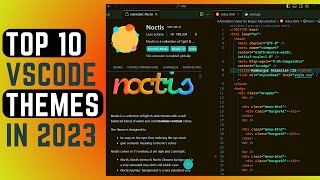 Programmers Guide  Top 10 Best VScode Themes for 2023 themes vscode code [upl. by Orravan717]
