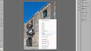 Photoshop CS6 Tutorial Using the Transform Tool [upl. by Ditter]