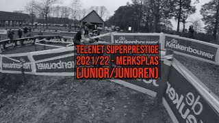 Snapshot Telenet Superprestige 202122  Merksplas JuniorJunioren [upl. by Lacym]