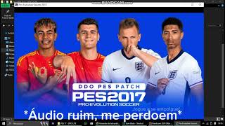 Como abaixar Pes 2017 Com PATCH PARA PC EM 2024 [upl. by Dorahs]