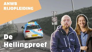 Hellingproef auto zonder handrem  Bijzondere Verrichtingen  ANWB Rijopleiding [upl. by Namyw]