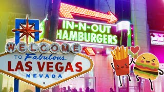 In N Out Burger Las Vegas Linq Promenade Fly Linq Zipline [upl. by Ida]