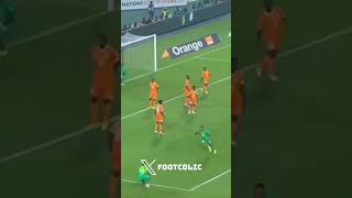 senegal vs ivory coast 11 penalty  afcon 2024  football shorts [upl. by Ahsikel]