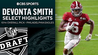 DeVonta Smith Insane One Handed Touchdown Catch against LSU College Football 2020 [upl. by Bergstrom742]