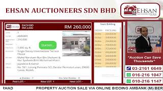 PROPERTY AUCTION SALE VIA ONLINE BIDDING AMBANK M BERHAD  AMBANK ISLAMIC BANK BERHAD [upl. by Anitram]