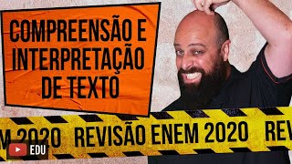 Compreensão e Interpretação de Texto – Revisão Enem com Prof Noslen [upl. by Pavla]