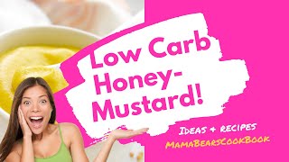 How To Make Keto Honey Mustard Dressing  3 INGREDIENTS  Low Carb Recipe [upl. by Aik]