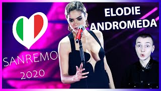 REACTION  quotAndromedaquot Elodie  LIVE 🇮🇹 Sanremo 2020  MAXE Eurovision [upl. by Jansson]