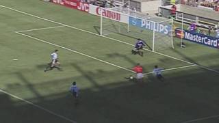 Netherlands  Argentina Bergkamp Goal 1998 HD [upl. by Ellingston]