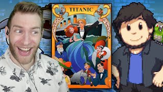 A RAPPING DOG Reacting to quotTitanic The Legend Goes Onquot  JonTron [upl. by Butte688]