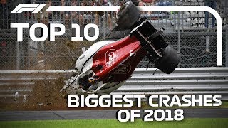 Top 10 Biggest Crashes of 2018 [upl. by Musihc]