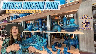 A TOUR OF THE BITOSSI MUSEUM  Italian Pottery  Over 7000 Pieces  Montelupo Fiorentino Italy [upl. by Ameyn258]