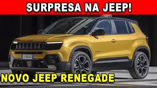 🚨SURPRESA JEEP RENEGADE CHEGA COM PLATAFORMA DA CITROËN [upl. by Ennyroc]