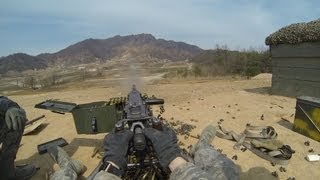 USAF Security Forces 50 Cal Training [upl. by Einiar]