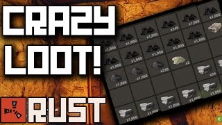 CRAZY LOOT RUST SATCHEL RAID  Rust Solo Survival Gameplay 30 [upl. by Machos]