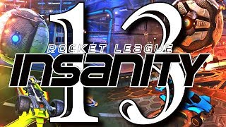 ROCKET LEAGUE INSANITY 13  BEST GOALS DRIBBLES LOTS OF CEILING SHOTS D [upl. by Hillel701]