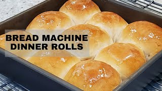 Easiest Dinner Rolls in Your Bread Machine [upl. by Teerprah]