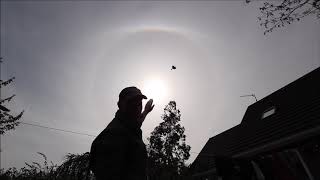 Complex Sun Halo Display During Lock Down Atmospheric Optics  April 22nd 2020 [upl. by Nelluc]