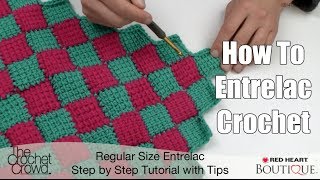 How to Entrelac Crochet [upl. by Nohtahoj274]