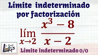 Límites con diferencia de cubos  La Prof Lina M3 [upl. by Atinwahs]