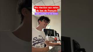 Ma réaction aux notes du bac de français en STMG… Shorts Bac STMG [upl. by Nnaeirelav]