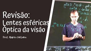 Revisão lentes esféricas e óptica da visão [upl. by Trant]