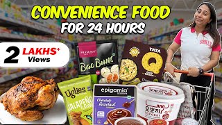 Eating Convenience Food for 24 hours  Food Challenge [upl. by Annawik725]