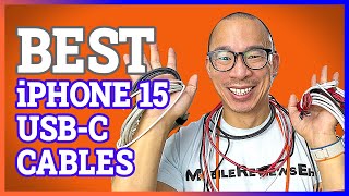 I Tested 20 USBC Cables  Heres My Top 5 Cables For The iPhone 15 [upl. by Asiulana194]