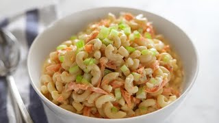 Hawaiian Macaroni Salad Recipe [upl. by Anale]