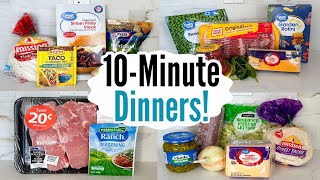 10 MINUTE DINNERS  5 Tasty amp QUICK Recipes  Best Home Cooked Meals Made EASY  Julia Pacheco [upl. by Eznyl]