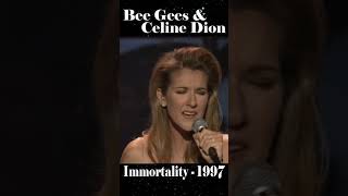 Bee Gees amp Celine Dion quotImmortalityquot Live 1997 shorts [upl. by Clary]