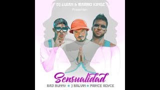 Sensualidad Audio Oficial  Bad Bunny Ft J Balvin Y Prince Royce [upl. by Weixel]