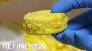 How Lushs Popular Shampoo Bars Are Made  How Stuff Is Made  Refinery29 [upl. by Humbert]