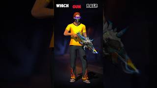 WHICH GUN SKIN IS RARE TELL ME IN COMMENTS shorts freefire [upl. by Castle]