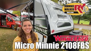 WinnebagoMicro Minnie2108FBS  by Johnnie Walker RV of Las Vegas Nevada [upl. by Halona]