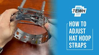 How to adjust hat hoop straps [upl. by Klement]