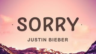 Justin Bieber  Sorry Lyrics [upl. by Amsaj]