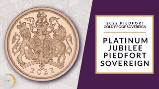 2022 Platinum Jubilee Gold Proof Piedfort Sovereign [upl. by Assenay]